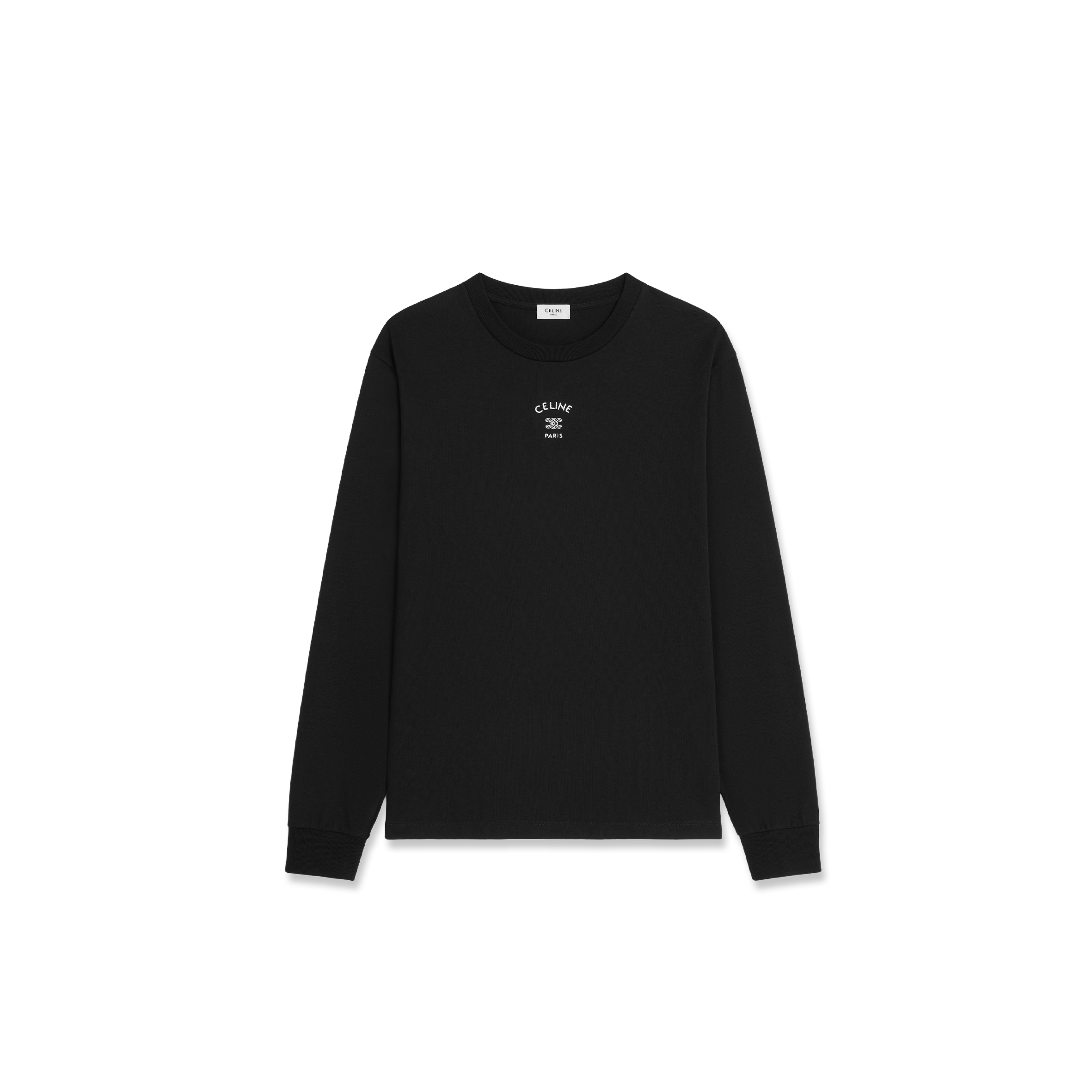 CELINE LONG SLEEVED T-SHIRT IN COTTON JERSEY RX0LE1242.38AW